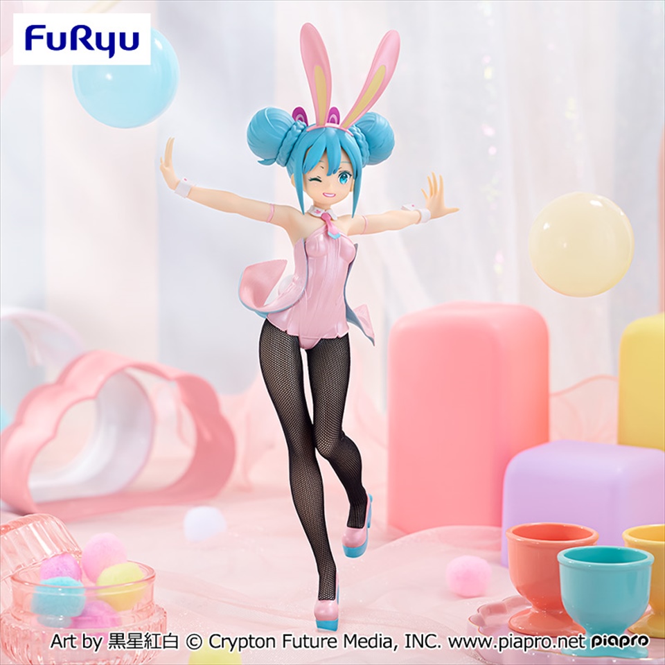 初音ミク BiCute Bunnies Figure-初音ミク ウィンク・パールピンクver.-