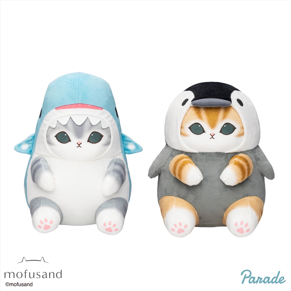 mofusand ぽてたまぬいぐるみ(噛みつきサメにゃん・ベージュ) | mofusandもふもふマーケット