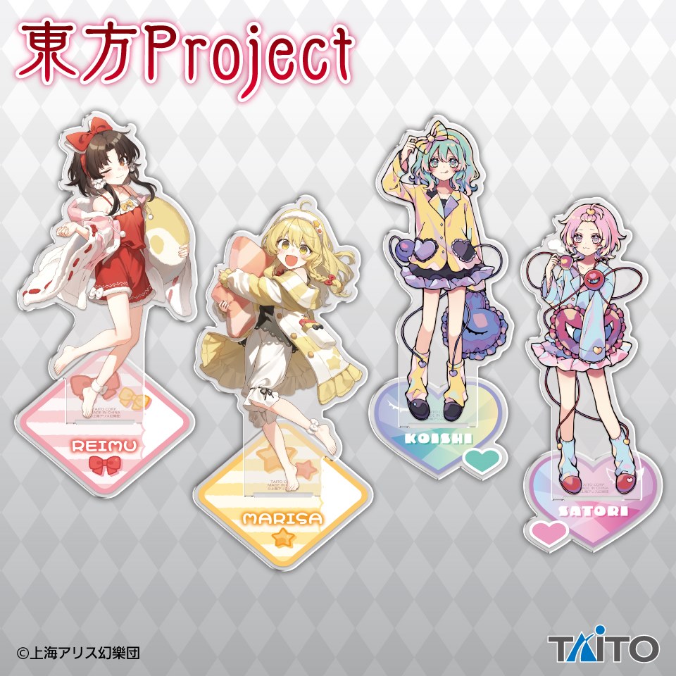 東方Project 描き下ろしアクリルスタンド
