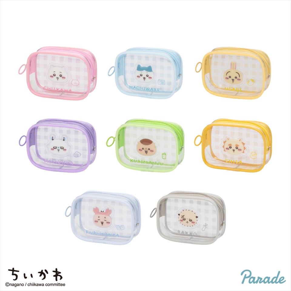 ちいかわ ぷっくりクリアミニポーチ