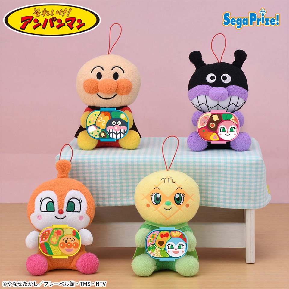 それいけ！アンパンマン　ころふわ　おべんとうパズルぬいぐるみ
