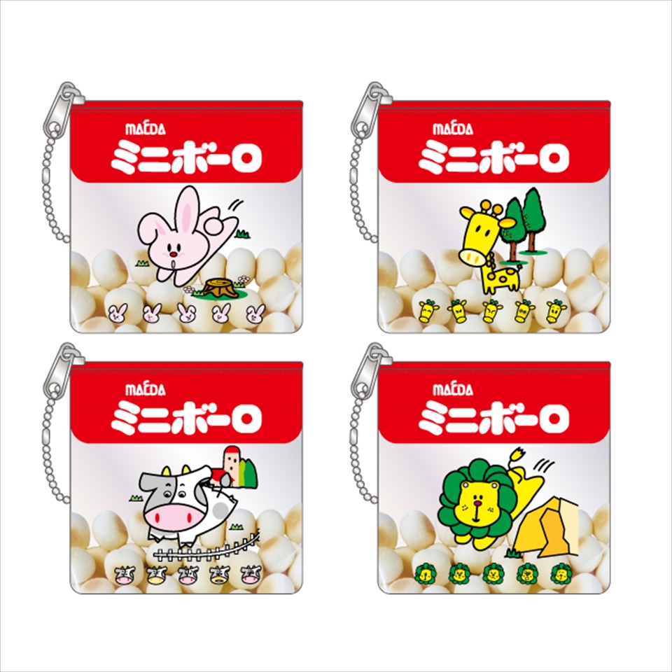 ミニボーロクリアスクエアポーチ