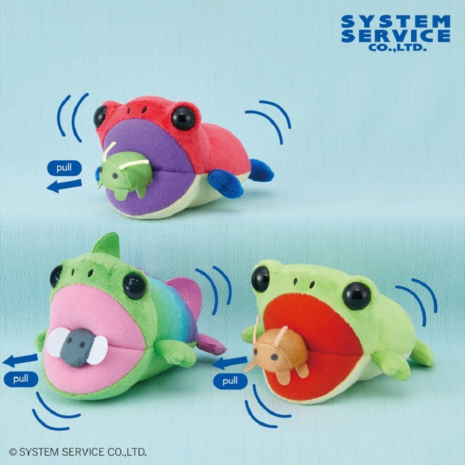 FANS カメレオン＆カエルぶるぶるぬいぐるみ