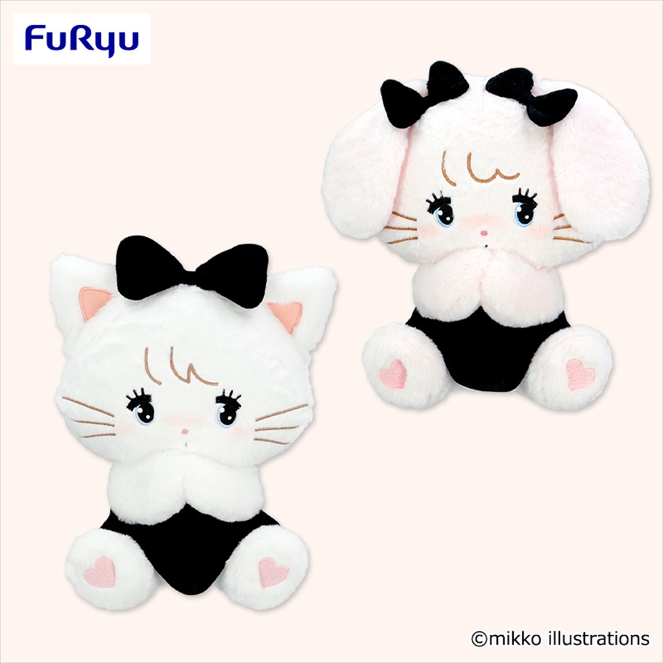 mikko characters BLACK RIBBON BIGぬいぐるみ～ムース＆キャミー～