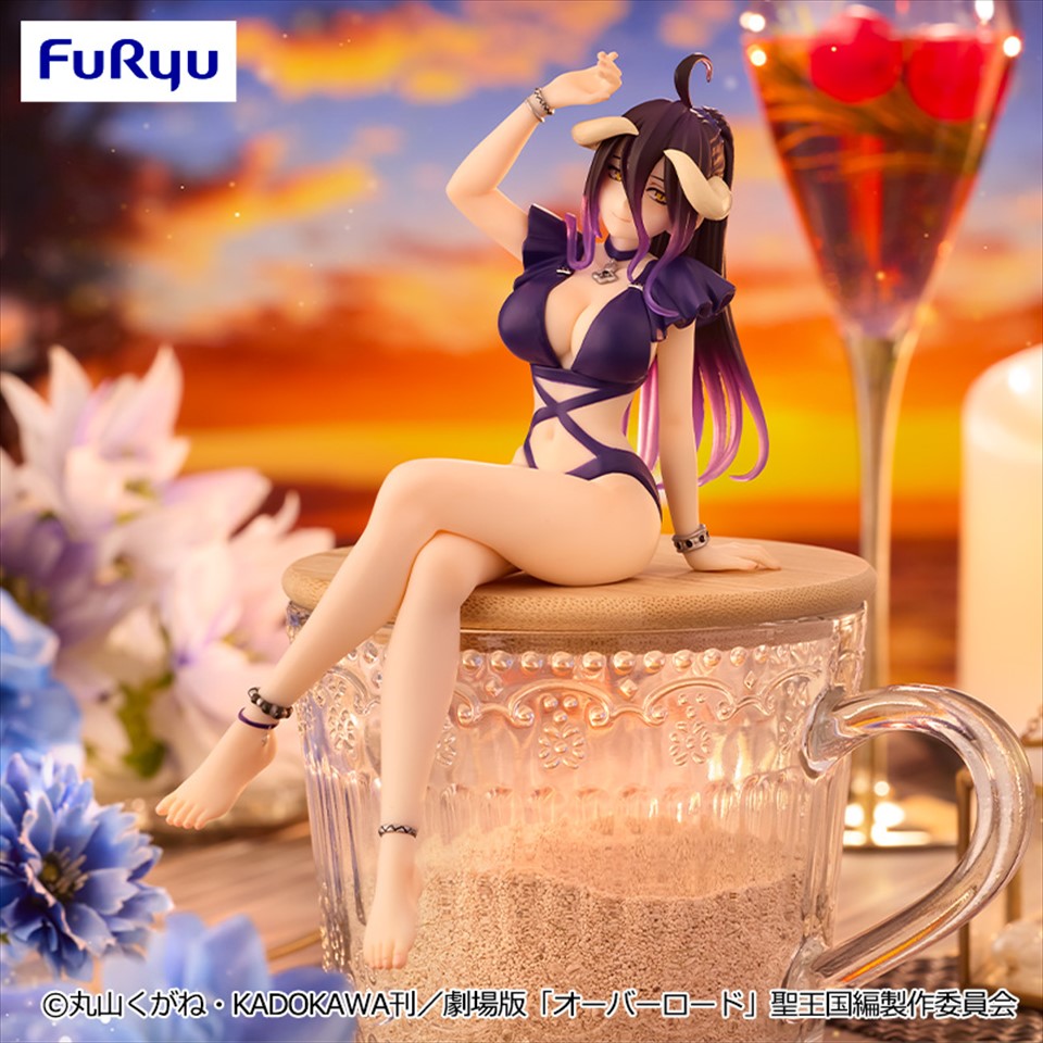 オーバーロード ぬーどるストッパーフィギュアーアルベド・水着 ダークパープルver.ー