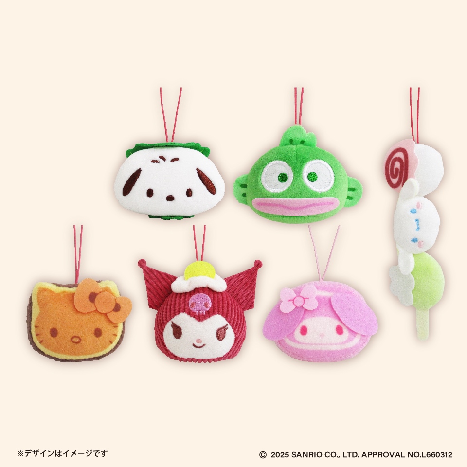サンリオキャラクターズ 和菓子ティータイム 和菓子マスコット ～GiGO限定～