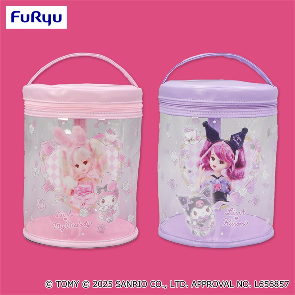 LiccA&#215;My Melody Kuromi おめかしクリアバニティポーチ