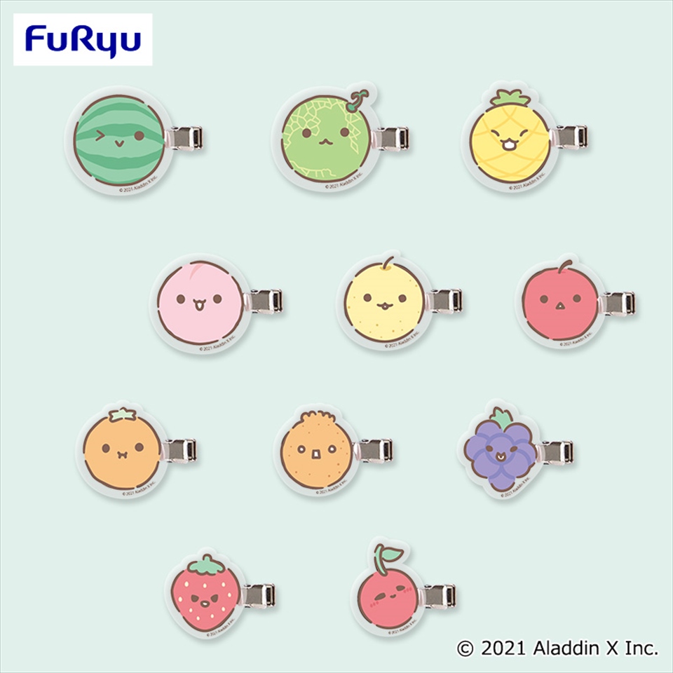 スイカゲーム Design produced by Sanrio MASHIMASHI アクリルヘアクリップ