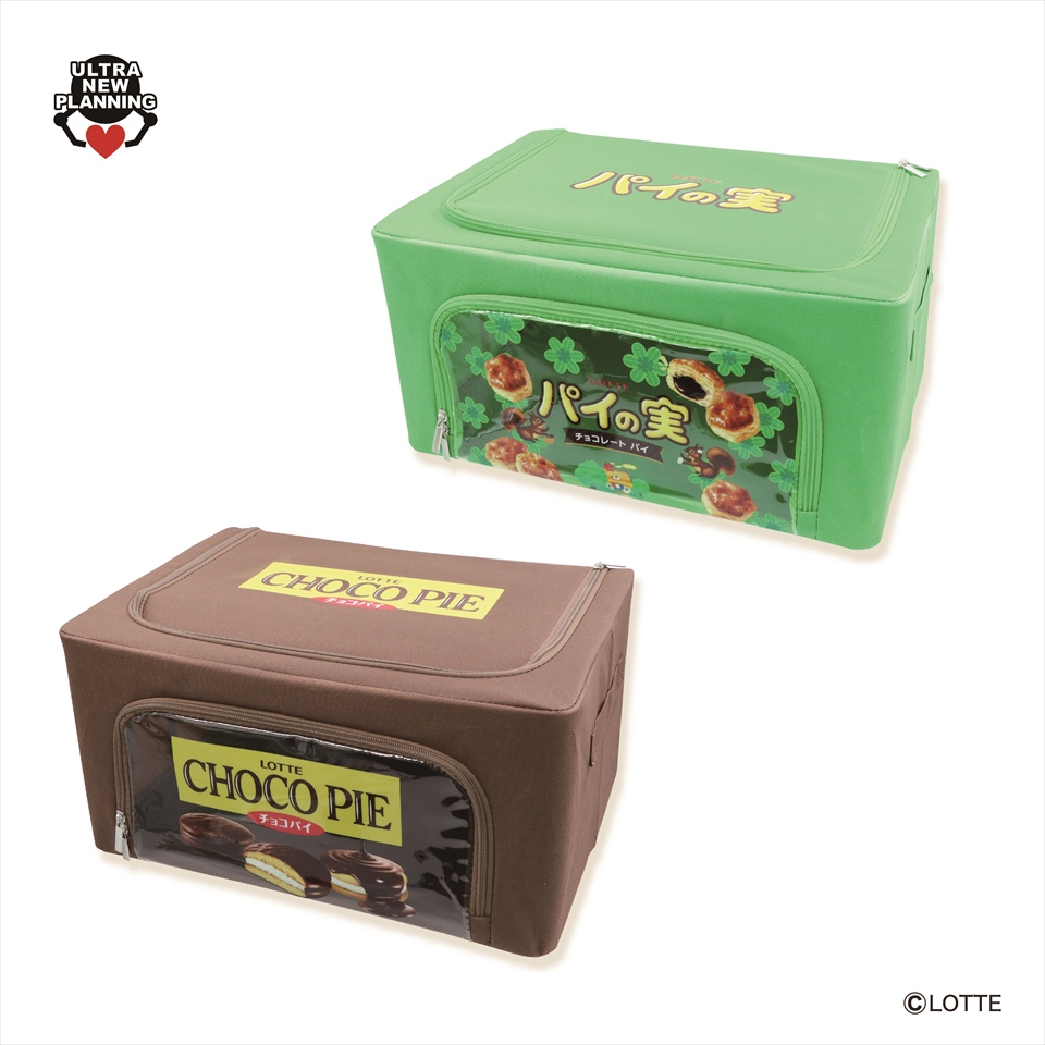 ロッテパイの実＆チョコパイ窓付き収納ケース