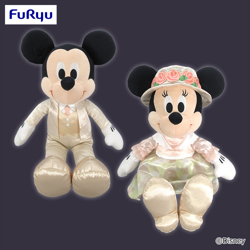 ミッキー＆ミニー ステンドグラスホラーナイト BIGぬいぐるみ