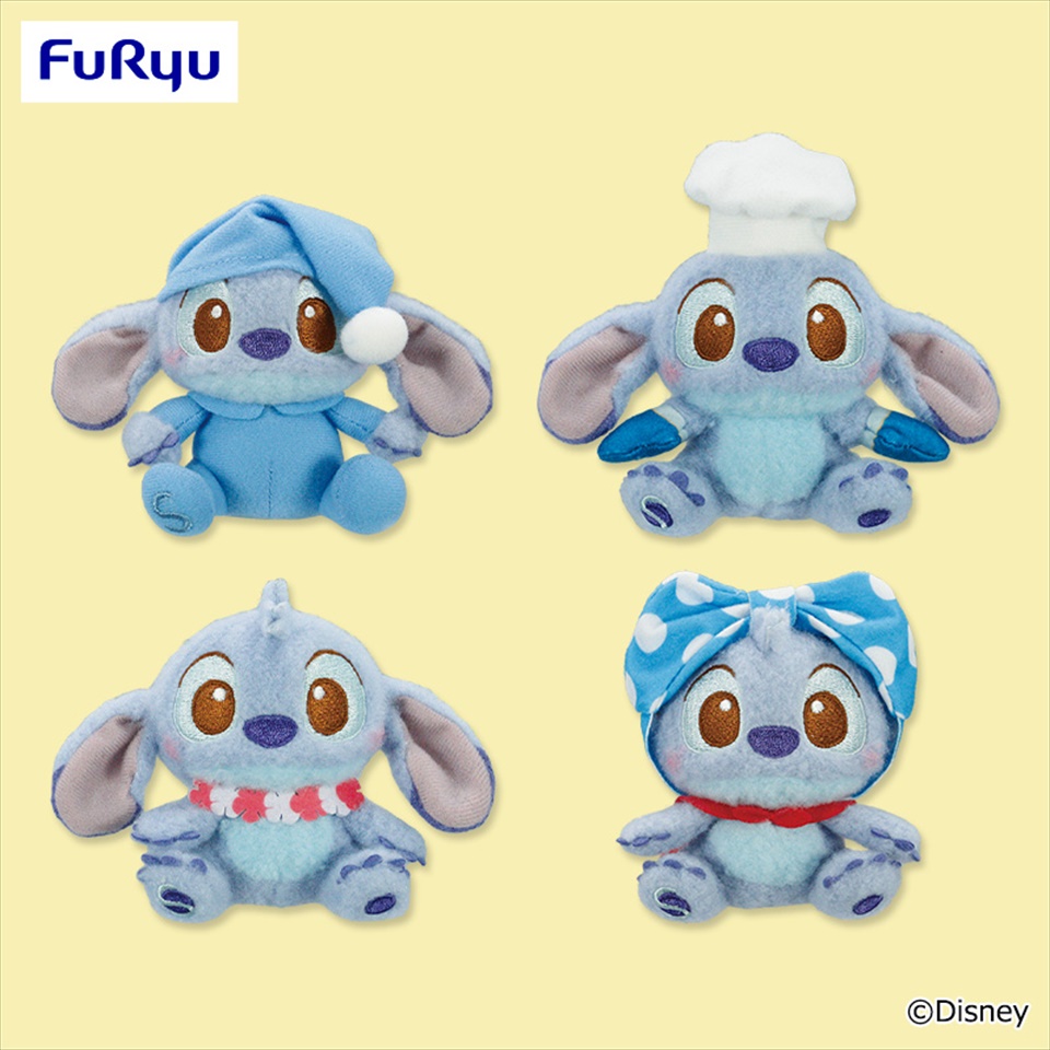 ディズニー　スティッチ ミルキーボア いろんなコスチュームマスコット