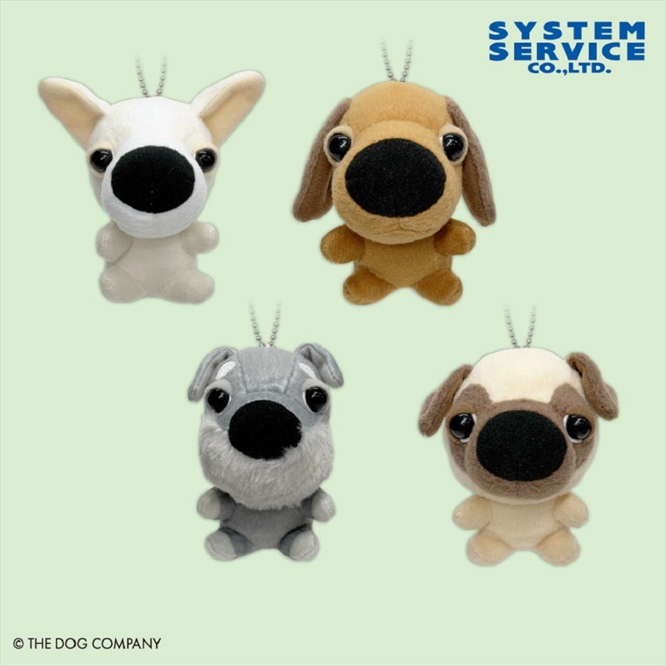 THE DOG ボールチェーン付きぬいぐるみ