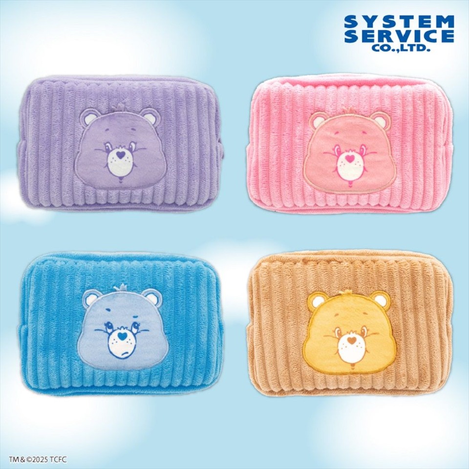 Care Bears アップリケコーデュロイポーチ
