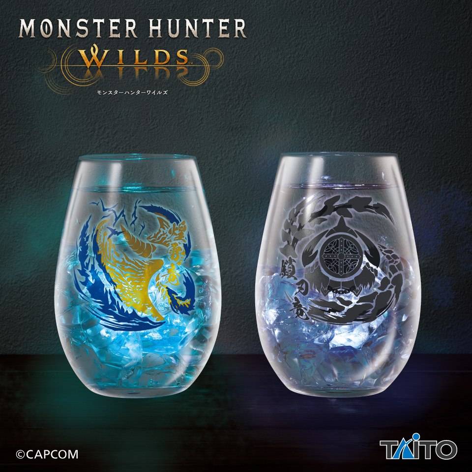 モンスターハンターワイルズ　モンスターイメージグラス＆光る氷