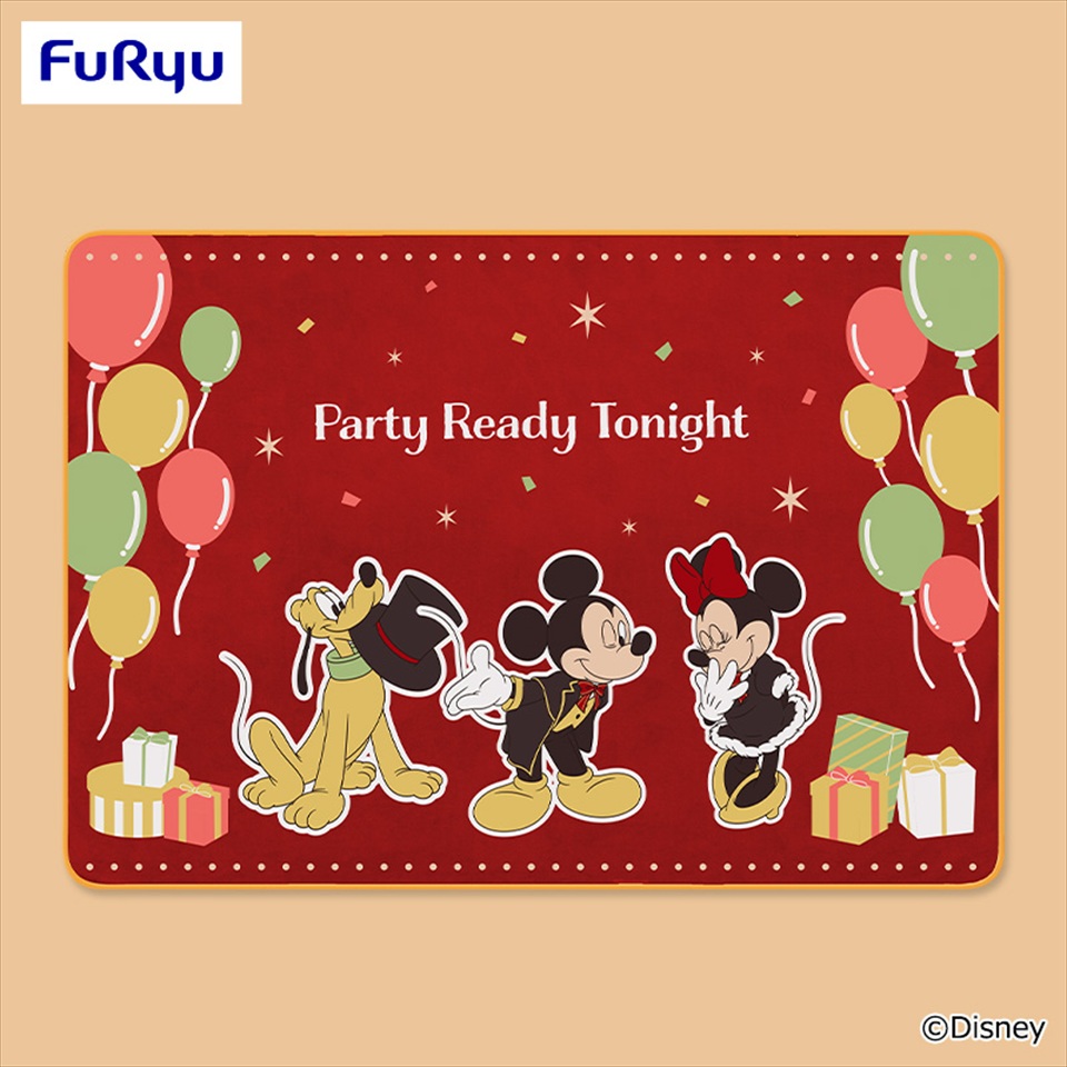 ミッキー＆フレンズ Party Ready Tonight 大きな毛布