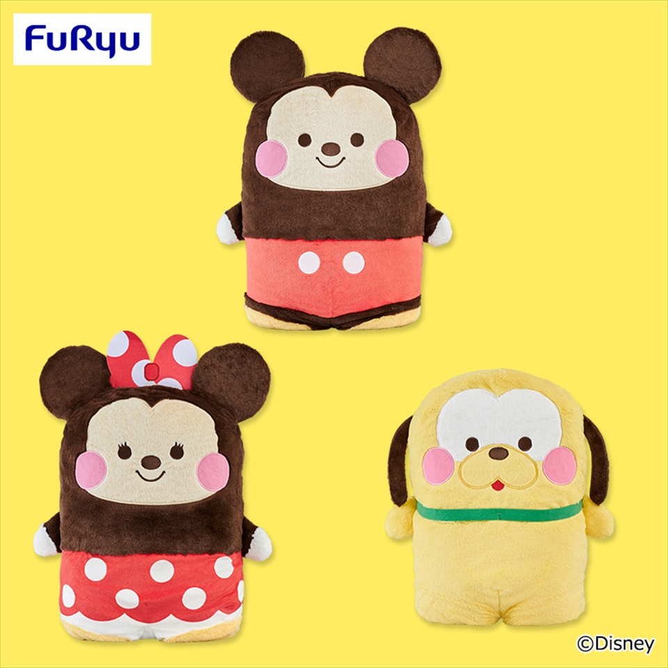 ミッキー＆フレンズ ならべてどーみぃふれんず おおきい！ぬいぐるみ～ミッキーマウス・ミニーマウス・プルート～