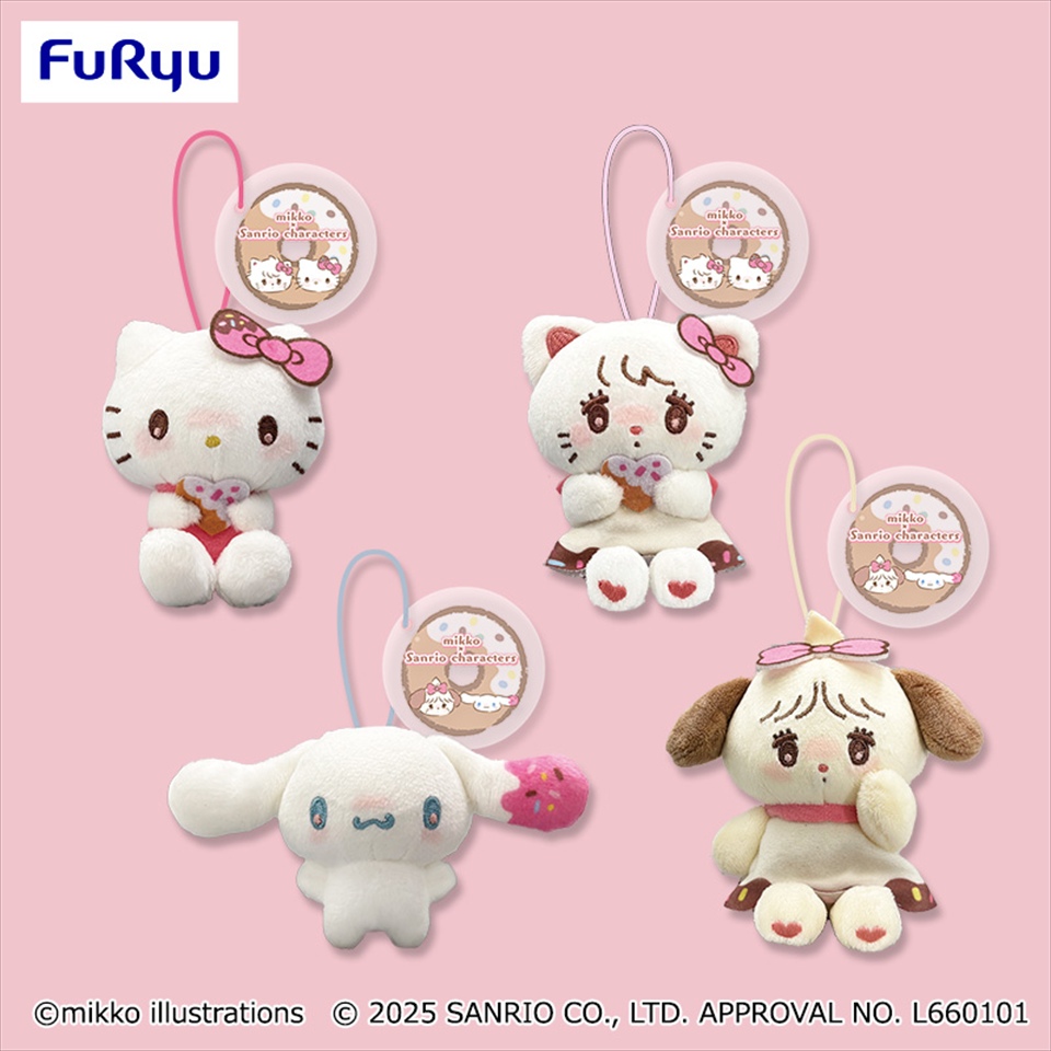 mikko&#215;Sanrio characters ドーナツデザインマスコット①