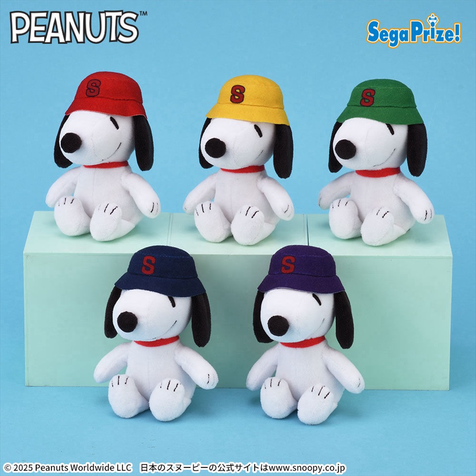 SNOOPY マスコット カラフルバケットハットVer.