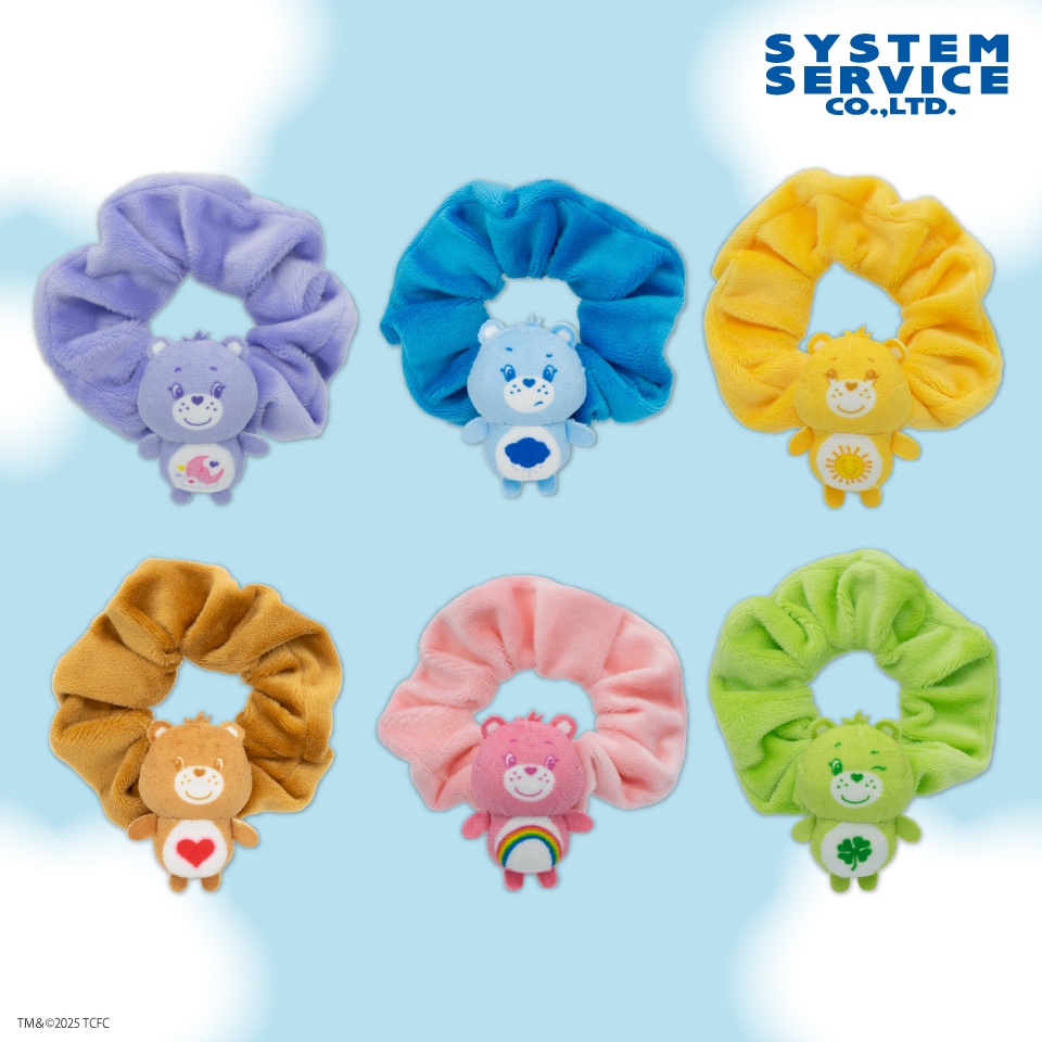 Care Bears マスコット付きシュシュ