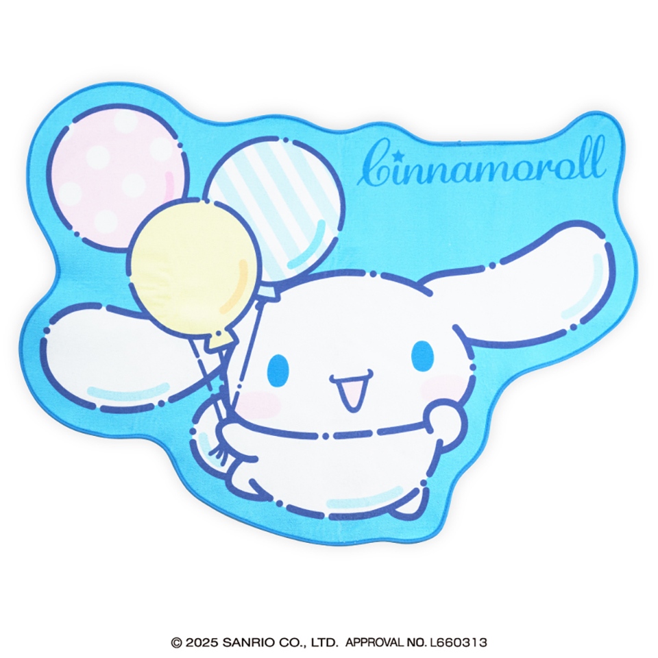 シナモロール　特大ダイカットマット