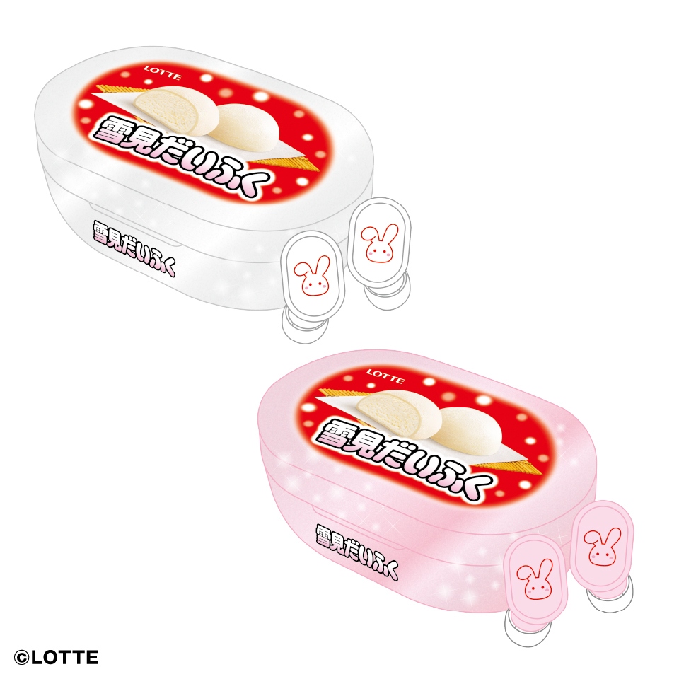 雪見だいふく ワイヤレスイヤホン（パール） ～GiGO限定～