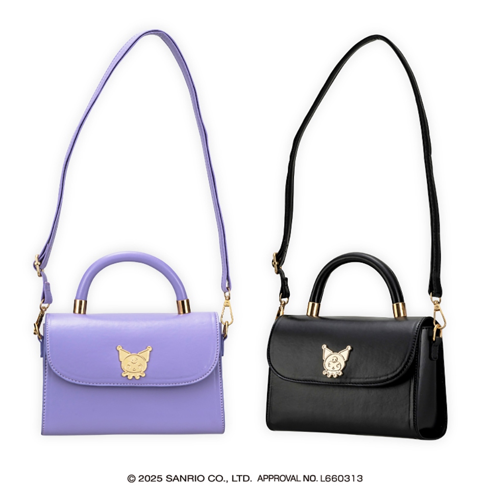 クロミ　持ち手付きロングストラップショルダープレートバッグ