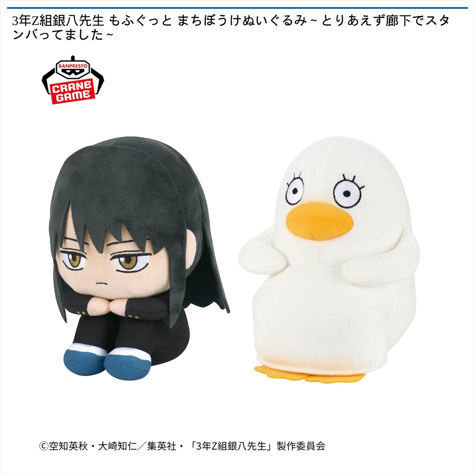 3年Z組銀八先生 もふぐっと まちぼうけぬいぐるみ～とりあえず廊下でスタンバってました～