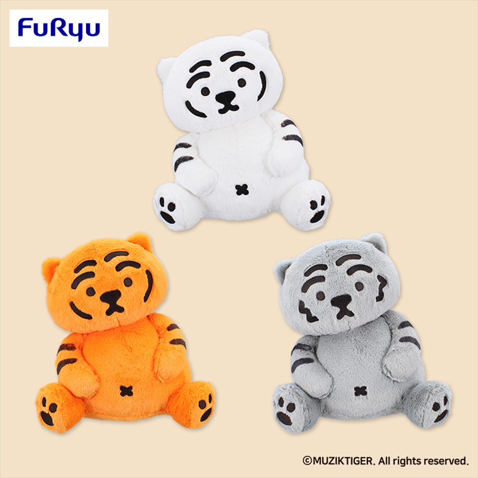 MUZIK TIGER こてっとぺったん BIGぬいぐるみ