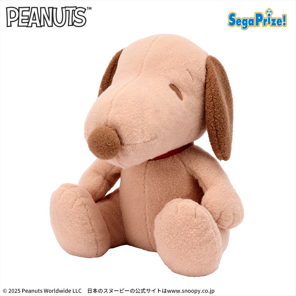 ＳＮＯＯＰＹ　スーパーラージぬいぐるみ　もこふわ　ブラウンＶｅｒ．