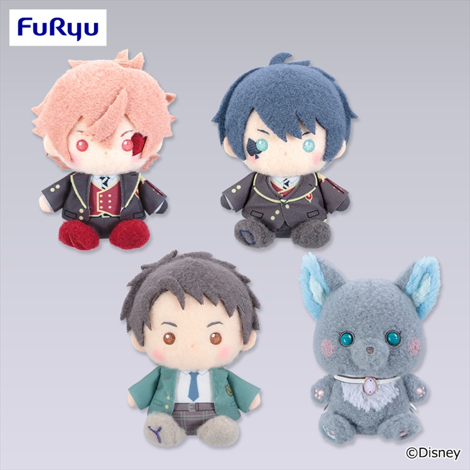 ディズニー ツイステッドワンダーランド ザ アニメーション ミルキーボア ぬいぐるみ～エース・デュース・雄剣・グリム～