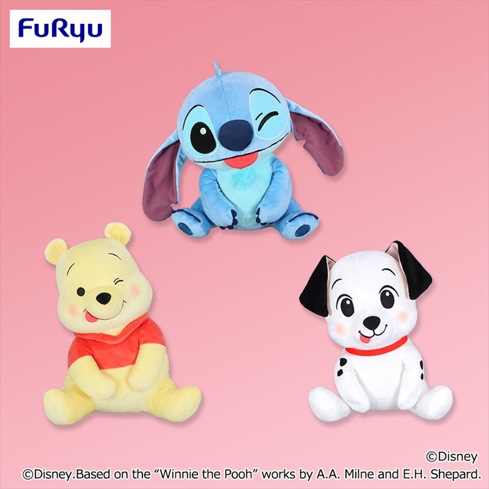 ディズニーキャラクター こてっとぺったん 舌ぺろBIGぬいぐるみ