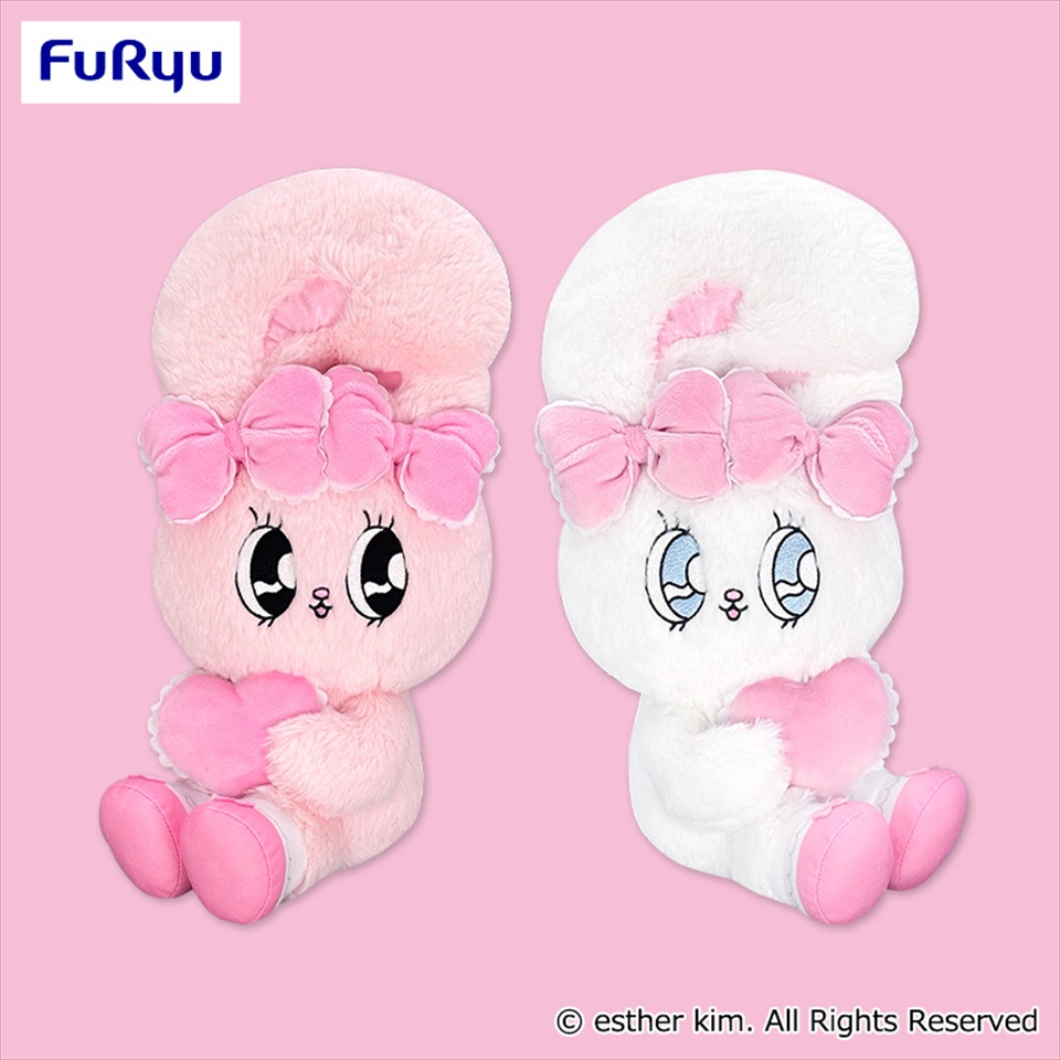 エスターバニー フリルリボンBIGぬいぐるみ