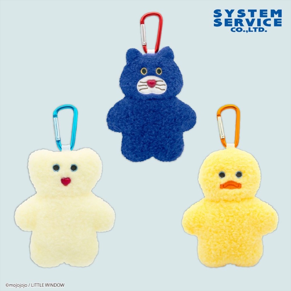 mojojojo カラビナ付きぬいぐるみポーチ