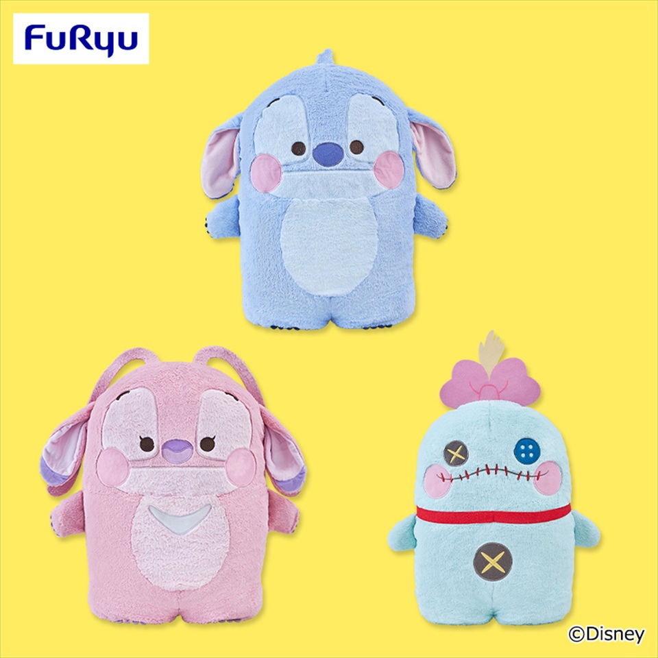 ディズニー　スティッチ ならべてどーみぃふれんず おおきい！ぬいぐるみ