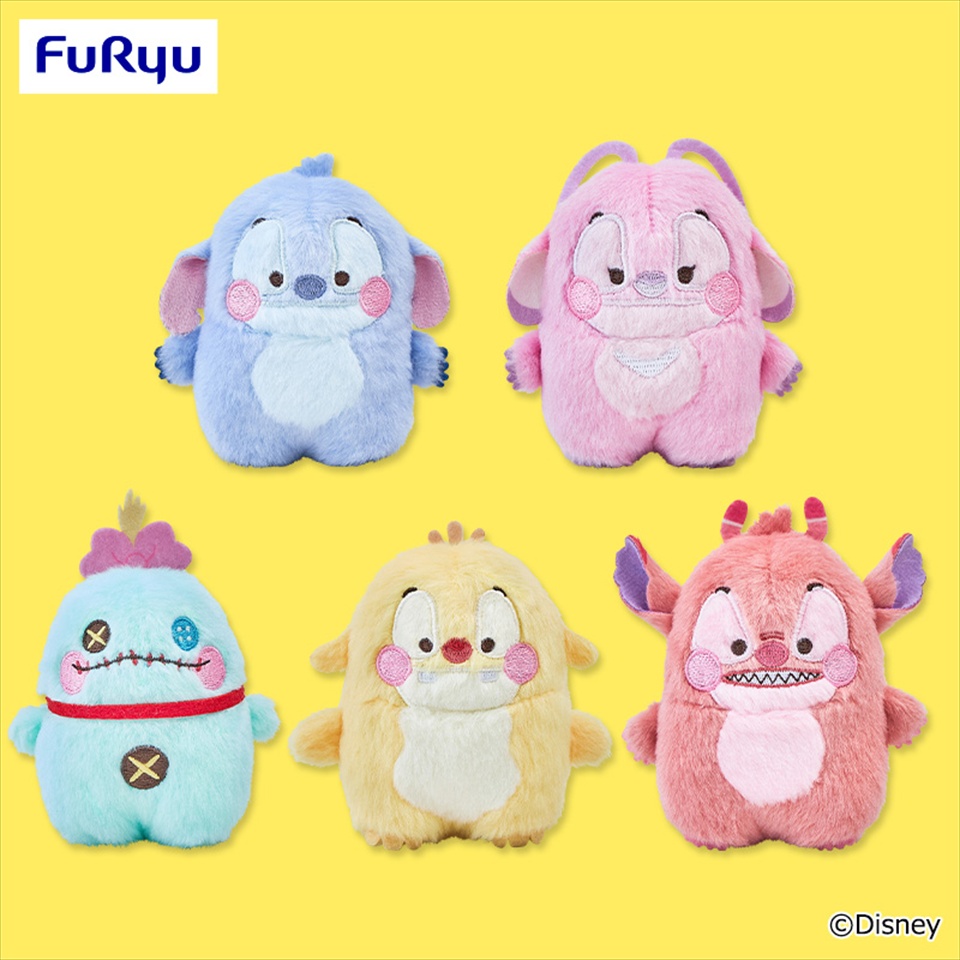 ディズニー　スティッチ ならべてどーみぃふれんず マスコット!