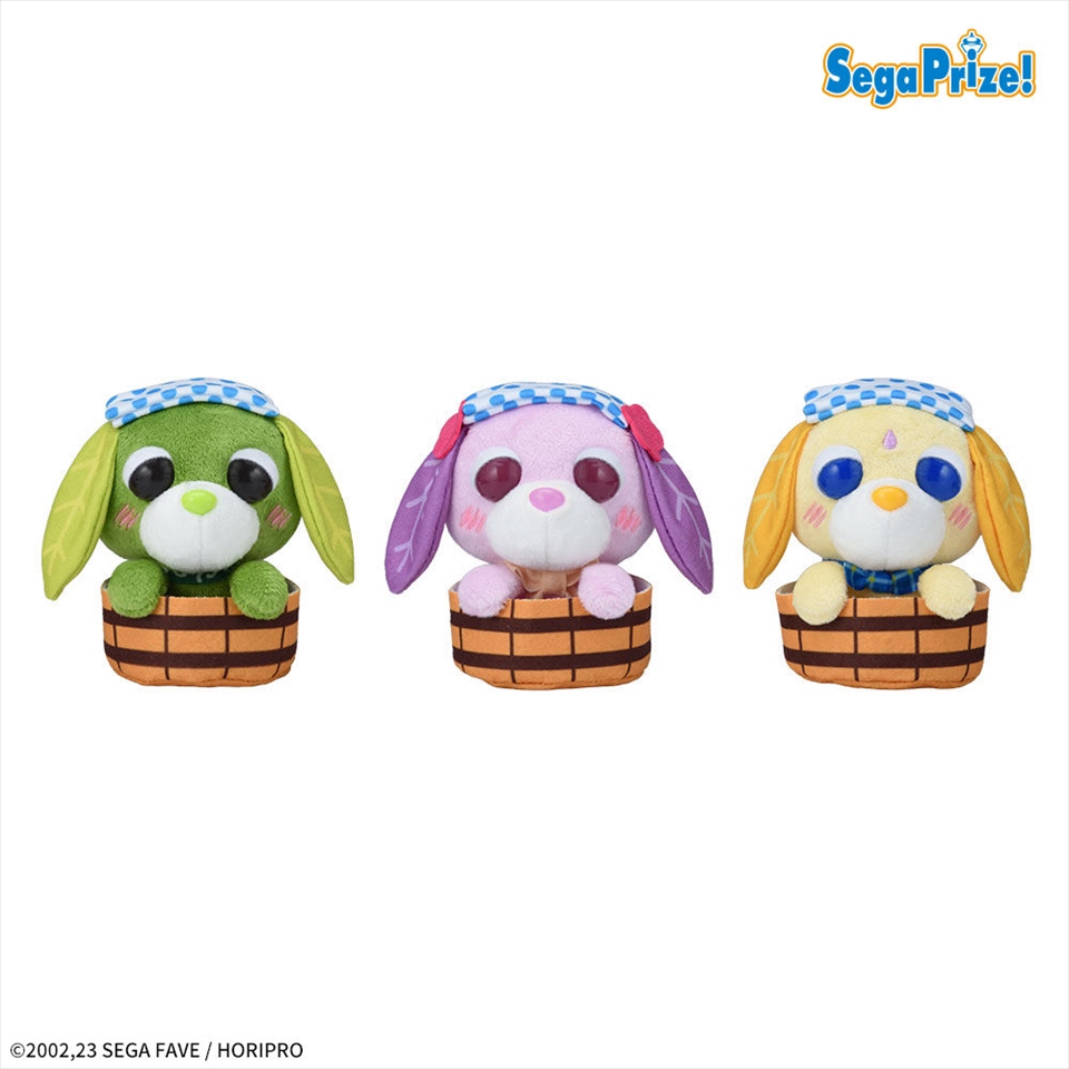 お茶犬　マスコット　温泉お茶犬