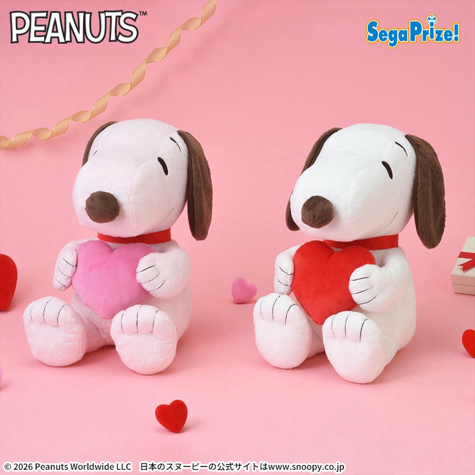 SNOOPY　Lぬいぐるみ　チョコカラー