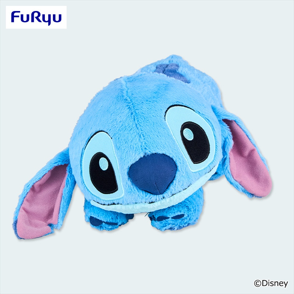 ディズニー　スティッチ 寝そべり なでなでしてね 超BIGぬいぐるみ